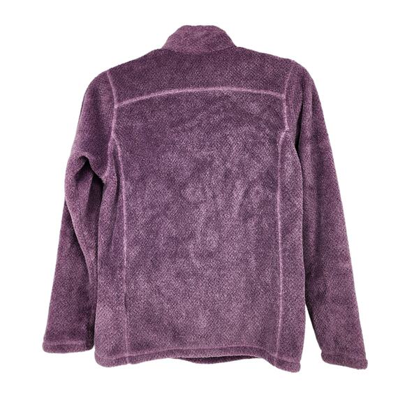 Patagonia Kids Re-Tool Purple Half Snap Pullover Sweater Size XL - Picture 5 of 5